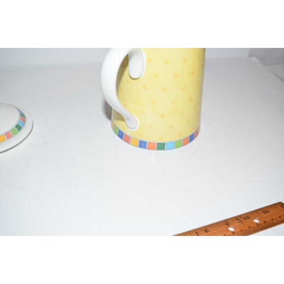 Villeroy & Boch Twist Alea Limone Coffee Pot With Lid Water Tea Pitcher retired - Picture 13 of 16